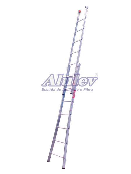 Escada de Alumínio 2 Lances 3 Em 1 Max. 5,40M ED110 Alulev